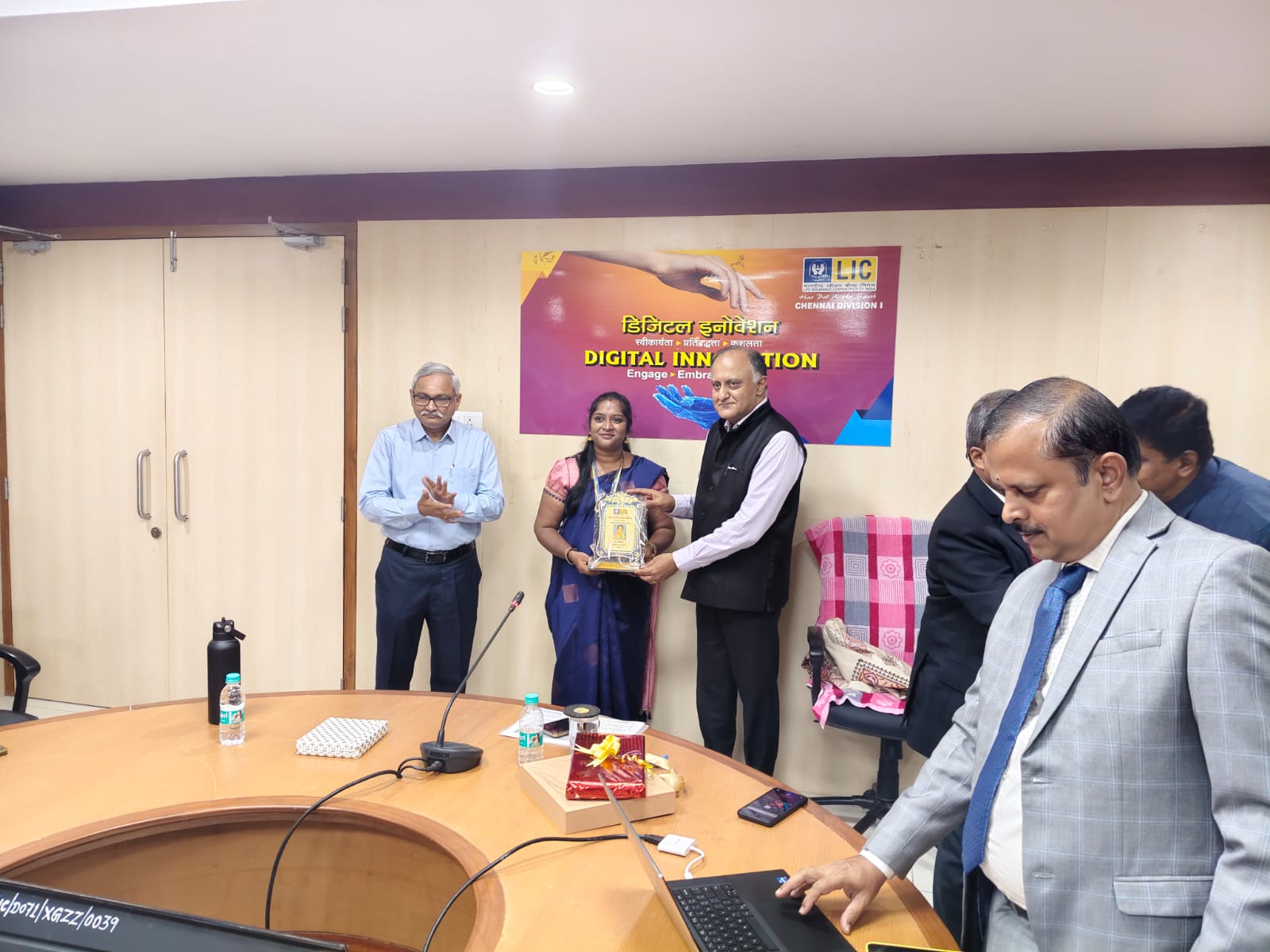 Honored by zonal manager